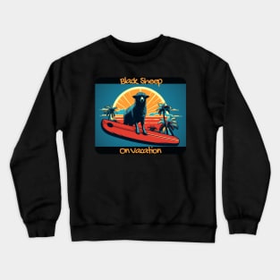 Black Sheep On Vacation Crewneck Sweatshirt